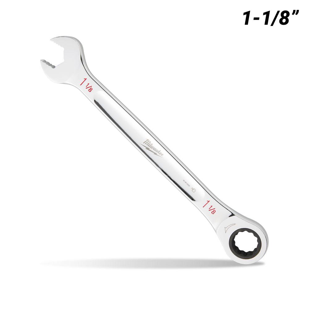 Milwaukee 45969236 1-1/8" SAE Ratcheting Combination Wrench – image 2