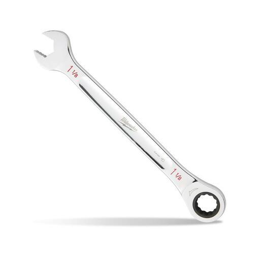 Milwaukee 45969236 1-1/8" SAE Ratcheting Combination Wrench – image 4