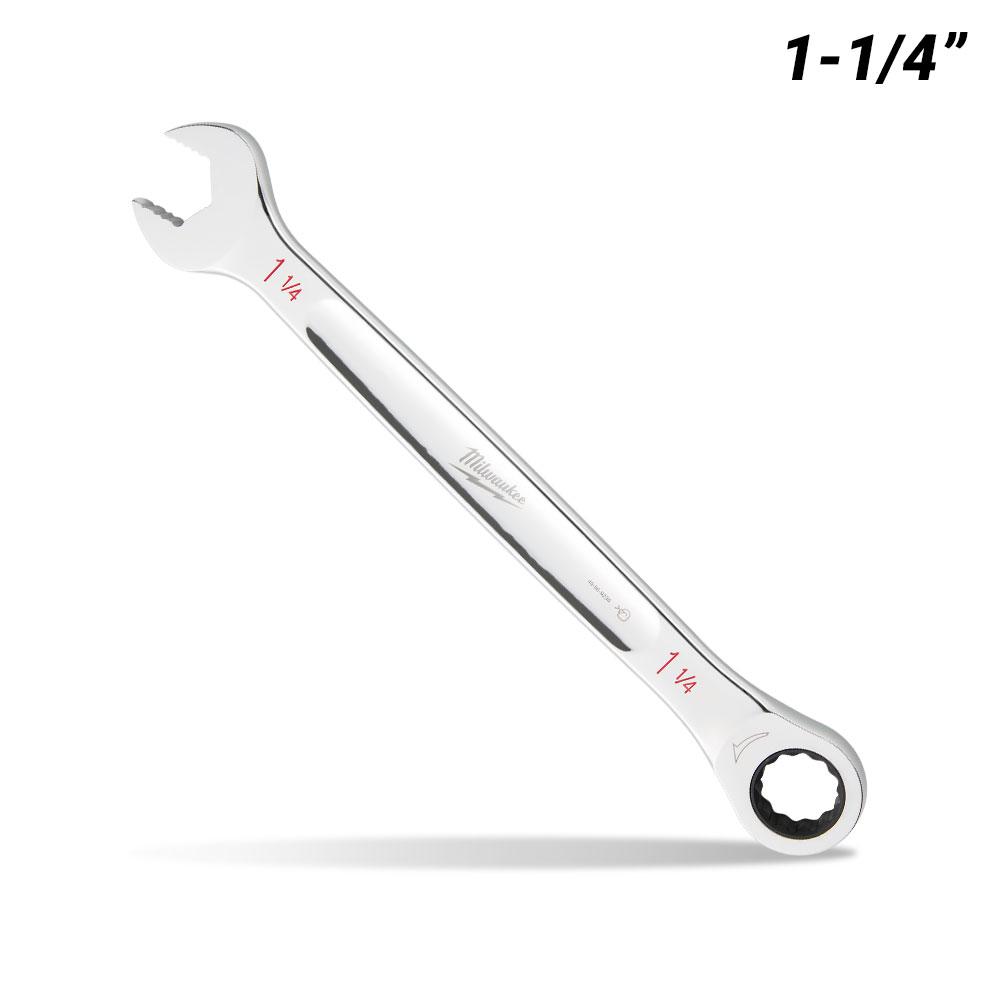 Milwaukee 45969238 1-1/4" SAE Ratcheting Combination Wrench – image 2