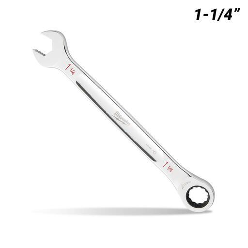 Milwaukee 45969238 1-1/4" SAE Ratcheting Combination Wrench – image 2