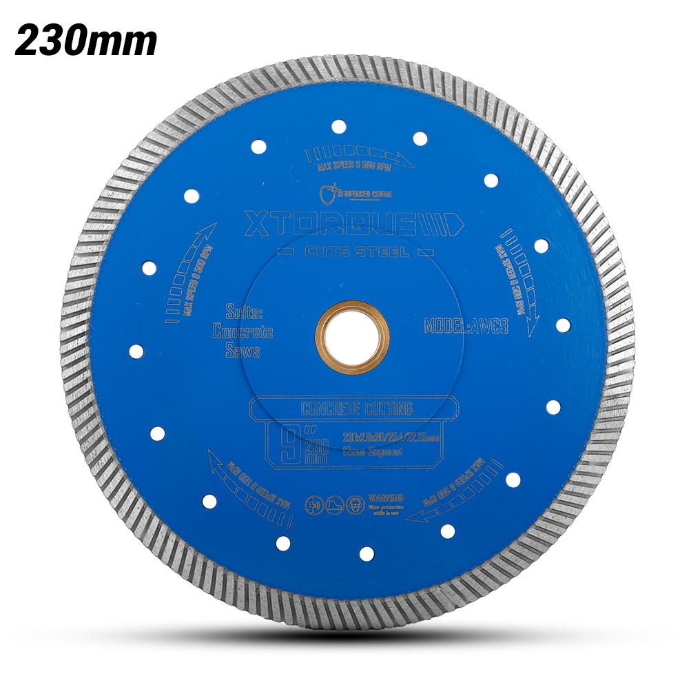 Xtorque AWC9 230mm (9") Superior Turbo Diamond Blade – image 1