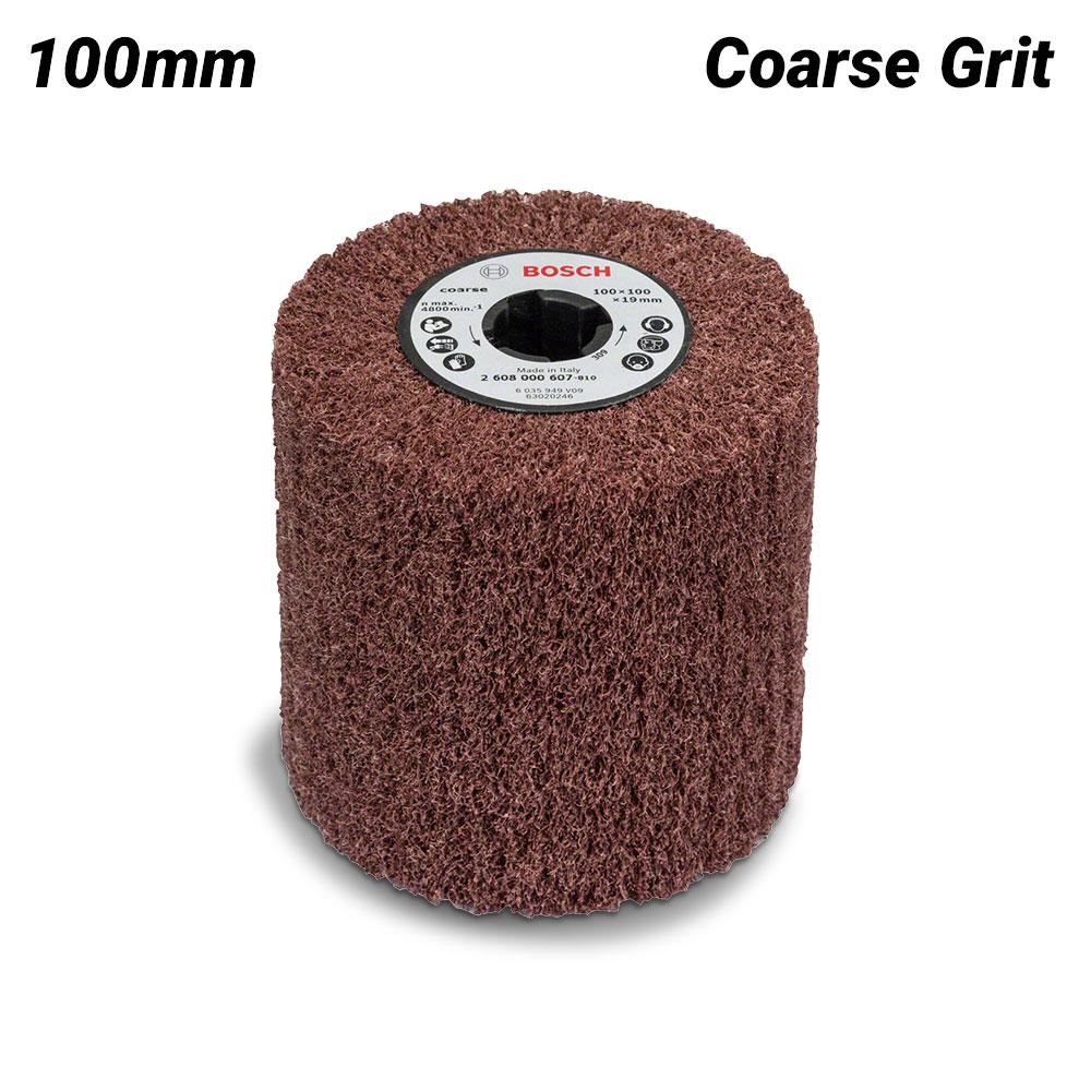 Bosch 100X19MM,C,1X (2.608.000.607) Coarse Grit 100mm Flap Sanding Disc for Burnishing Machines – image 1