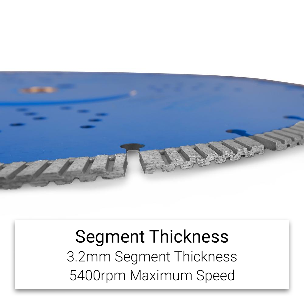 Xtorque TWC14 350mm (14") Superior Turbo Diamond Blade – image 2
