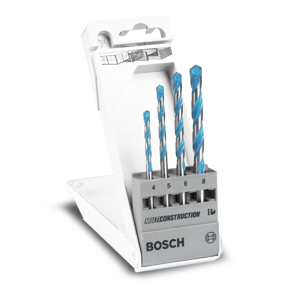 Bosch 2.607.018.285 (GBM KAR 4ER SET) 4pce 48mm TCT MultiPurpose Drill Set Multiconstruction