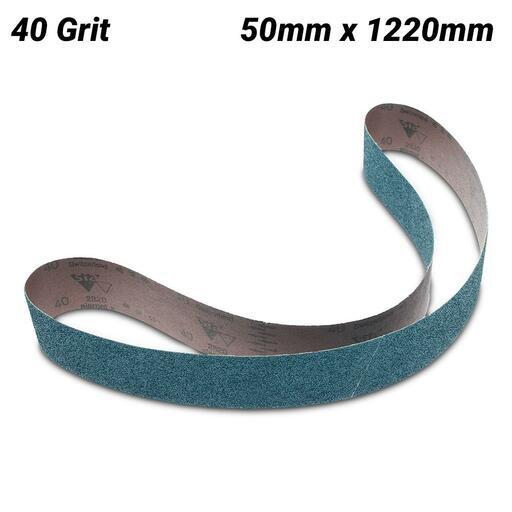 Sia Abrasives F03E0044YW 5-Pack 50mm x 1220mm P40 Zirconia Alumina Sanding Belt – image 3