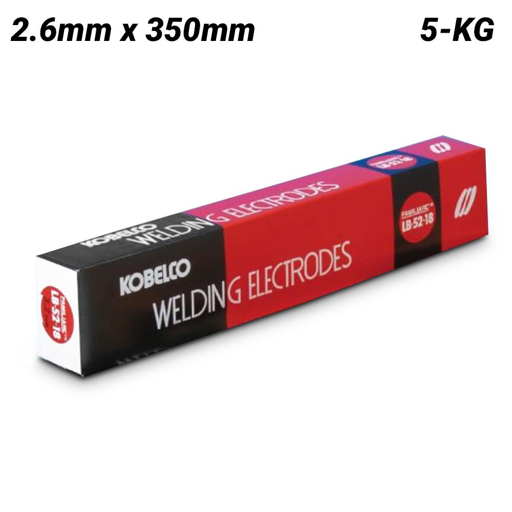 Kobelco 100061 5kg 2.6mm LB52-18 High Tensile Steel Arc Welding Electrodes