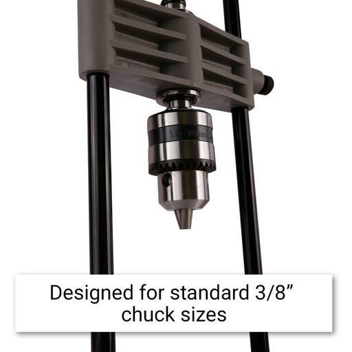 Xtorque X38DG 340mm 1/4" Portable Drill Guide with Chuck Key – image 3