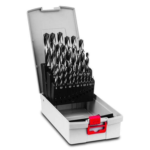 Bosch TWIST DRILL 25pce 1mm-13mm 135° PointTeQ HSS