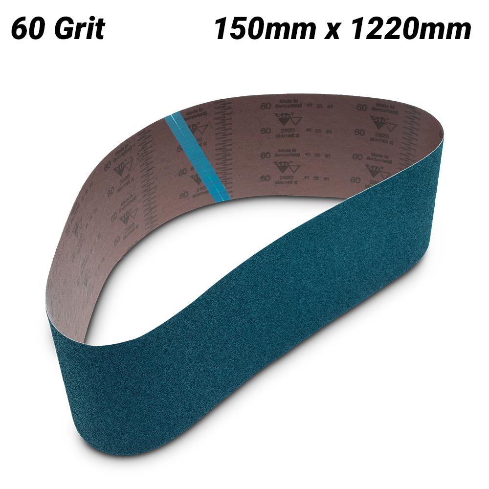 Sia Abrasives F03E001Z92 10-Pack 150mm x 1220mm P60 Zirconia Alumina Sanding Belt – image 3