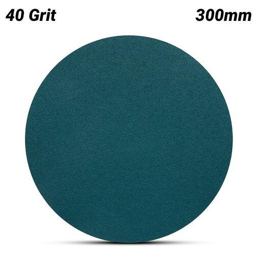 Sia Abrasives F03E02D5DJ 10-Pack 300mm (12") P40 Zirconia Alumina Hook & Loop Sanding Disc – image 3
