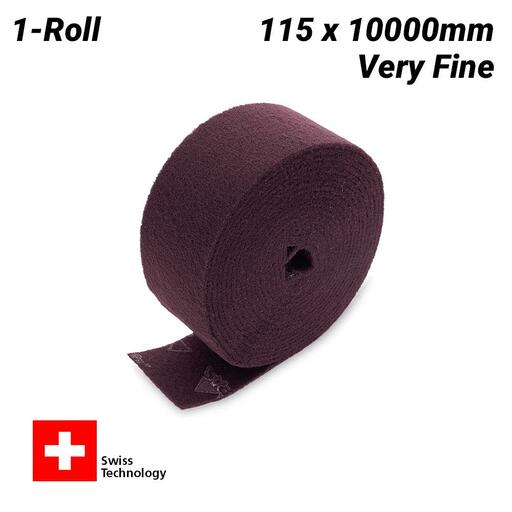 Sia Abrasives F03E014K3W 115mm x 10000mm Very Fine Non Woven Wet/Dry Sanding Roll