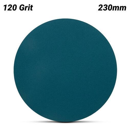 Sia Abrasives F03E02DB8R 10-Pack 230mm (9") P120 Zirconia Alumina Hook & Loop Sanding Disc – image 3