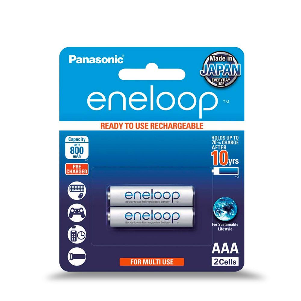 Pilas recargables AAA Panasonic Eneloop Pro BK-4HCDE/4BE - Pack de 4
