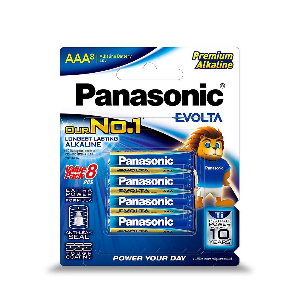 Panasonic LR03EG/8B 8-Pack AAA Evolta Premium Alakine Batteries – image 2