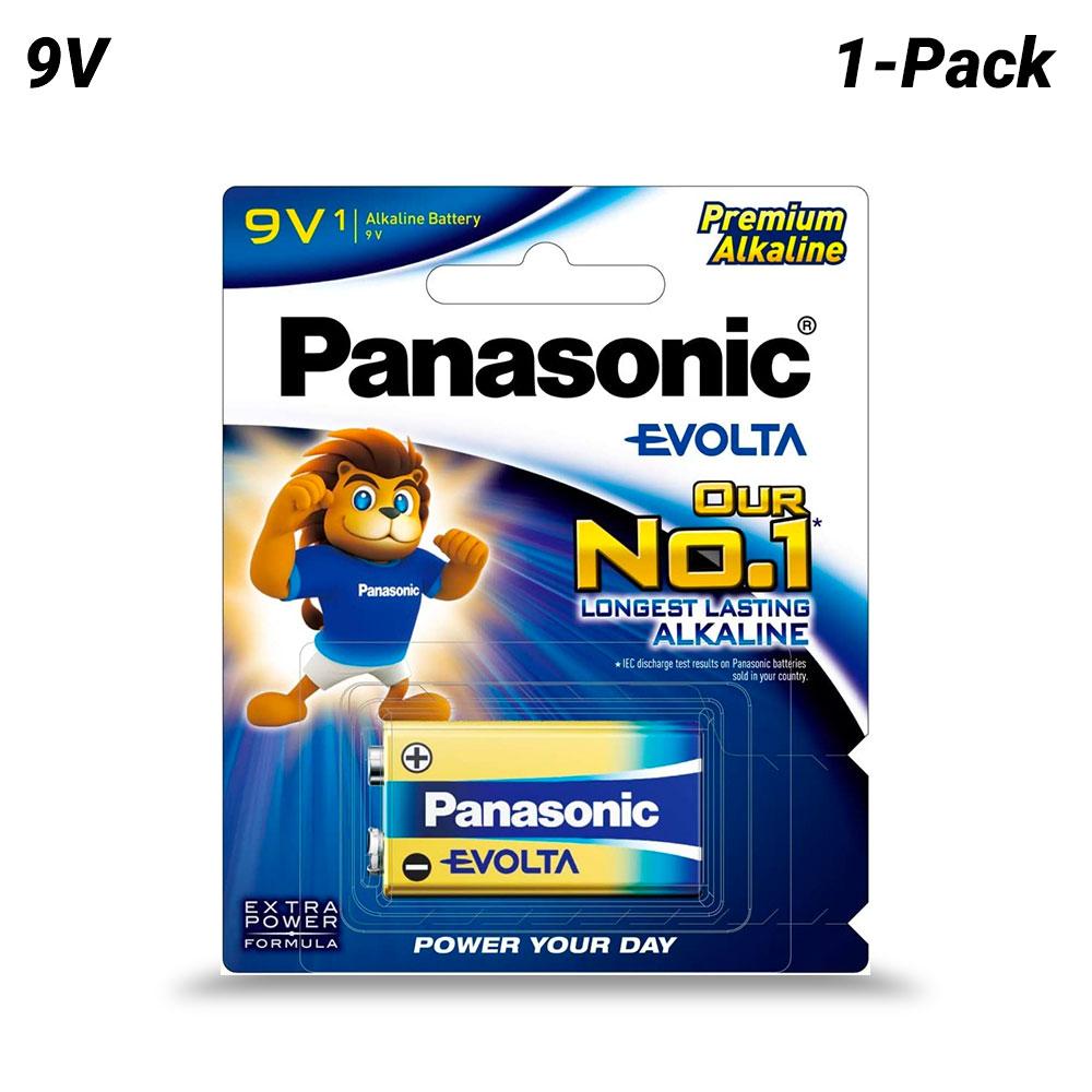 Panasonic 6LR61EG/1B 9V Evolta Premium Alakine Batteries – image 1