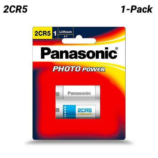 Panasonic 2CR-5W/1BE 2CR5 6V Lithium Camera Battery