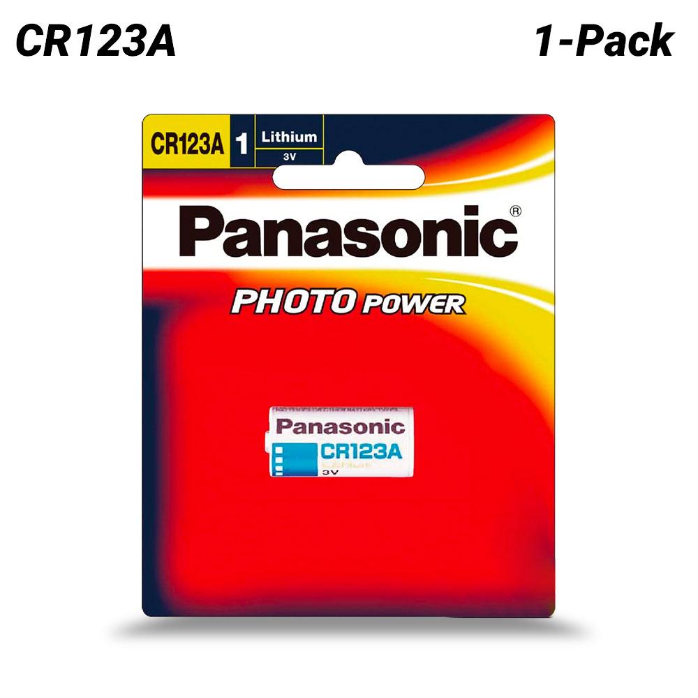 Panasonic CR-123AW/1BE CR123A 3V Lithium Camera Battery – image 1