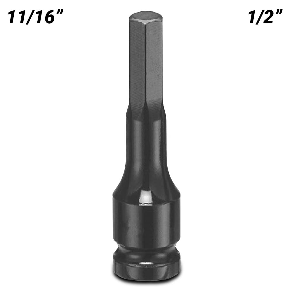 Ultimate Tools 64821022 1/2" Drive 11/16" Inhex SAE Impact Socket – image 1