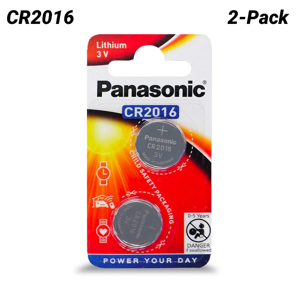 Panasonic CR-2016PT/2B 2-Pack CR2016 Lithium Coin Battery – image 1