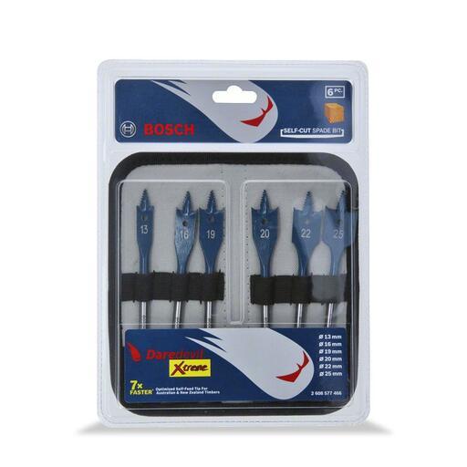 Bosch SELF CUT  SET (2.608.577.466) 6-Pack 13-25mm Daredevil Xtreme Self-Cut Spade Bit Set – image 3