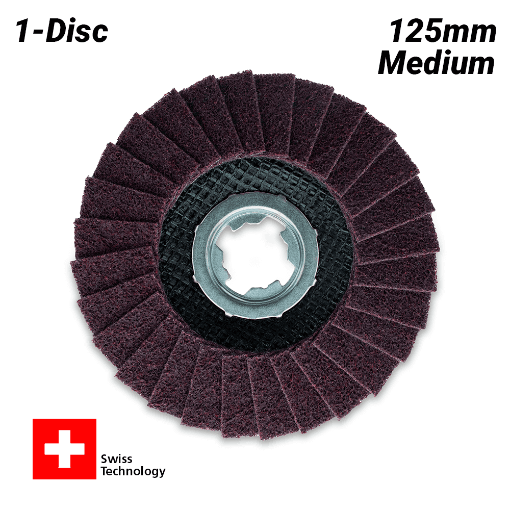 Sia Abrasives F03E0085D9 125mm Medium 6240 X-Lock SCM Flap Disc  – image 2