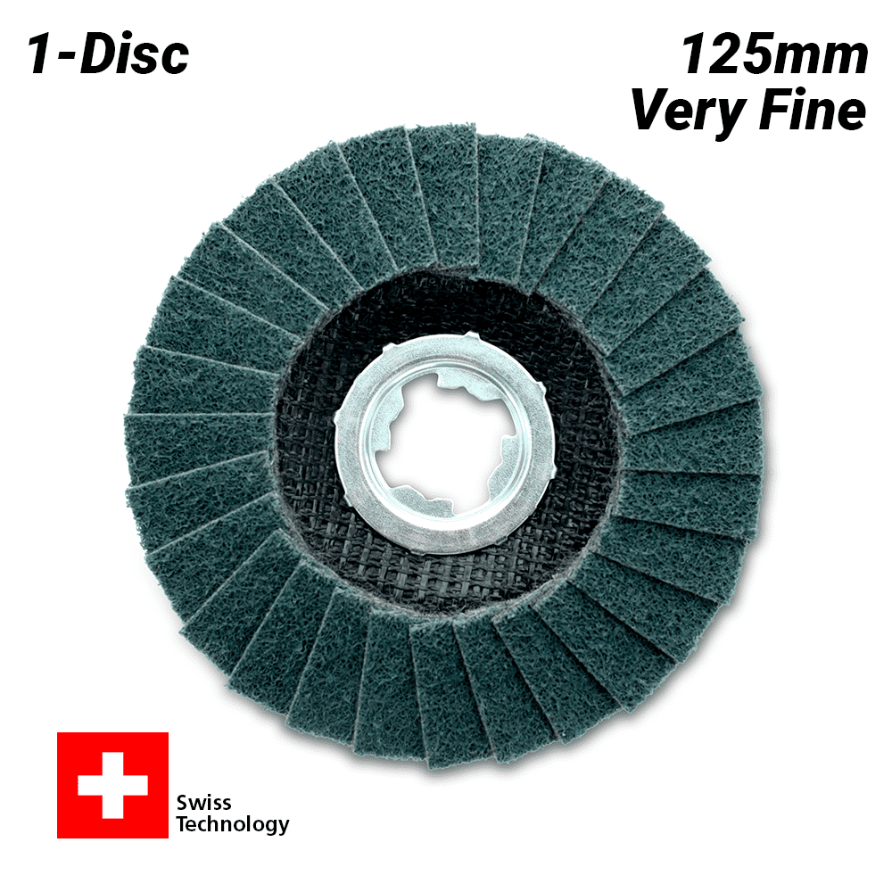 Sia Abrasives F03E0085DA 125mm Very Fine 6240 X-Lock SCM Flap Disc  – image 2