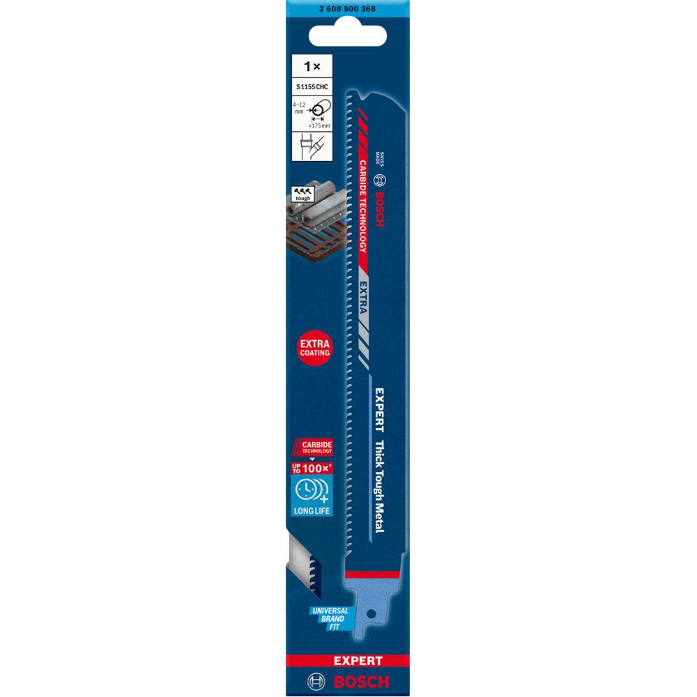 Bosch 2.608.900.368 225mm EXPERT Thick Tough Metal S 1155 EHM Reciprocating Saw Blade – image 13