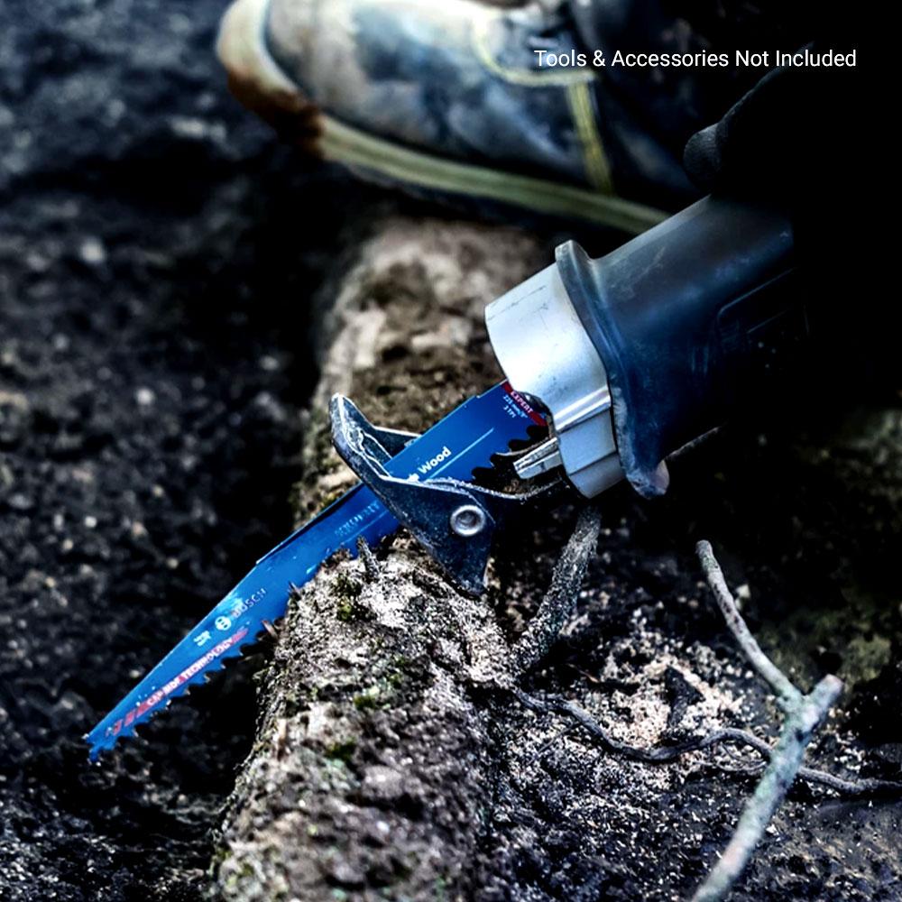 Bosch RBE-1ER S1142KHM (2.608.900.403) 225mm (9") 3TPI EXPERT Thick Tough Wood to Suit Reciprocating Saw Blade – image 15
