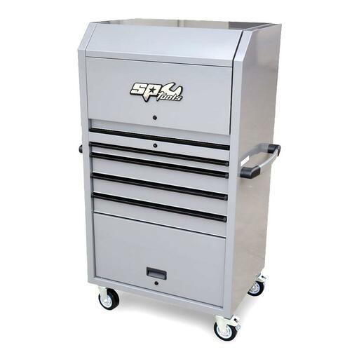 SP Tools SP44550LG-BLK USA Sumo Series 36" 4 Drawer Diagnostic Station - Lethal Grey / Black – image 2