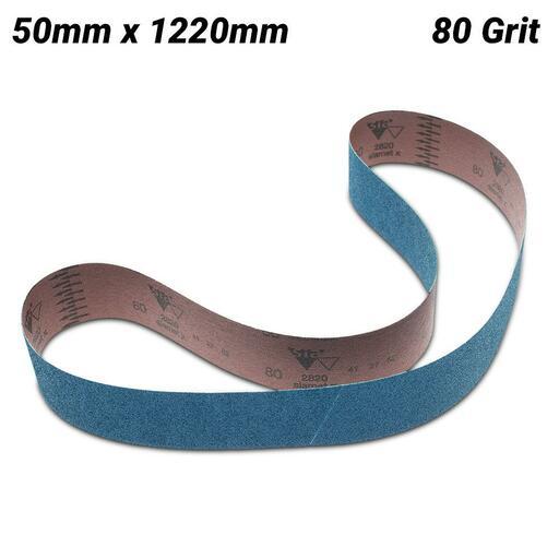Sia Abrasives F03E007M2S 50mm x 1220mm P80 Sanding Belt 2820