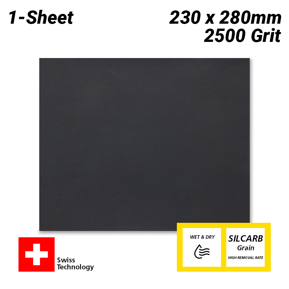 Sia Abrasives F03E0087K1 230mm x 280mm P2500 Sanding Sheet 1713 – image 1
