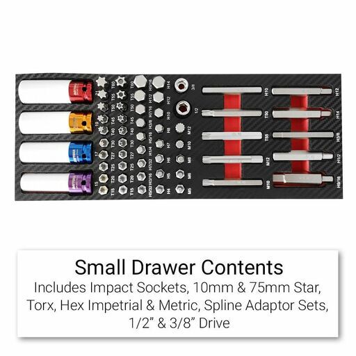Daytona D450PSB 450pce Metric/SAE Tool Kit In 10 Drawer Tool Box – image 11