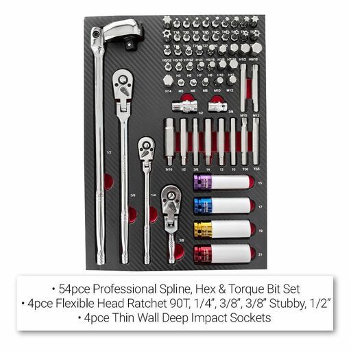 Daytona D655PSG 655pce Mechanical Tool Set with 43" 12 Drawer Green Roller Cabinet – image 8