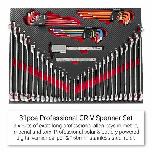 Daytona D655PSG 655pce Mechanical Tool Set with 43" 12 Drawer Green Roller Cabinet – image 3