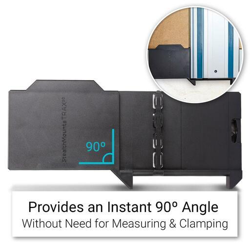 StealthMounts TSS-L-MK-1 TRAX90 XL Right Angle Track Saw Square Guide to suit Makita Track Saws – image 5