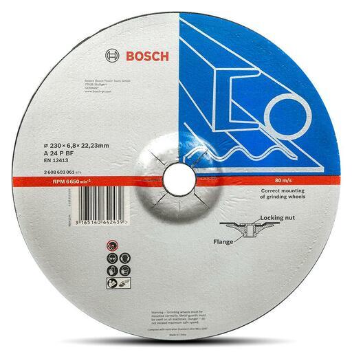 Bosch 2.608.603.061 Single-Pack 230mm (9") x 6.8mm x 22.23mm Metal Grinding Disc