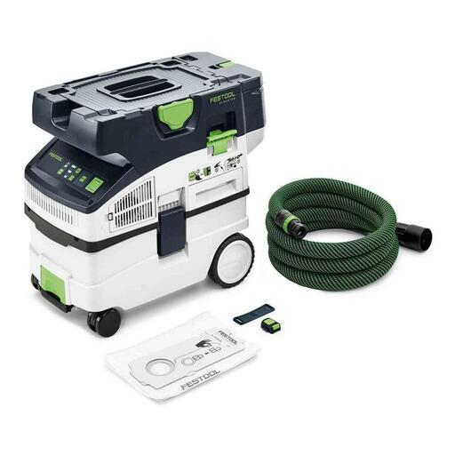 Festool CTMC MIDI I-Basic (577067) 36V (18V x 2) Li-ion Cordless Mobile M-Class Dust Extractor - Skin Only – image 2