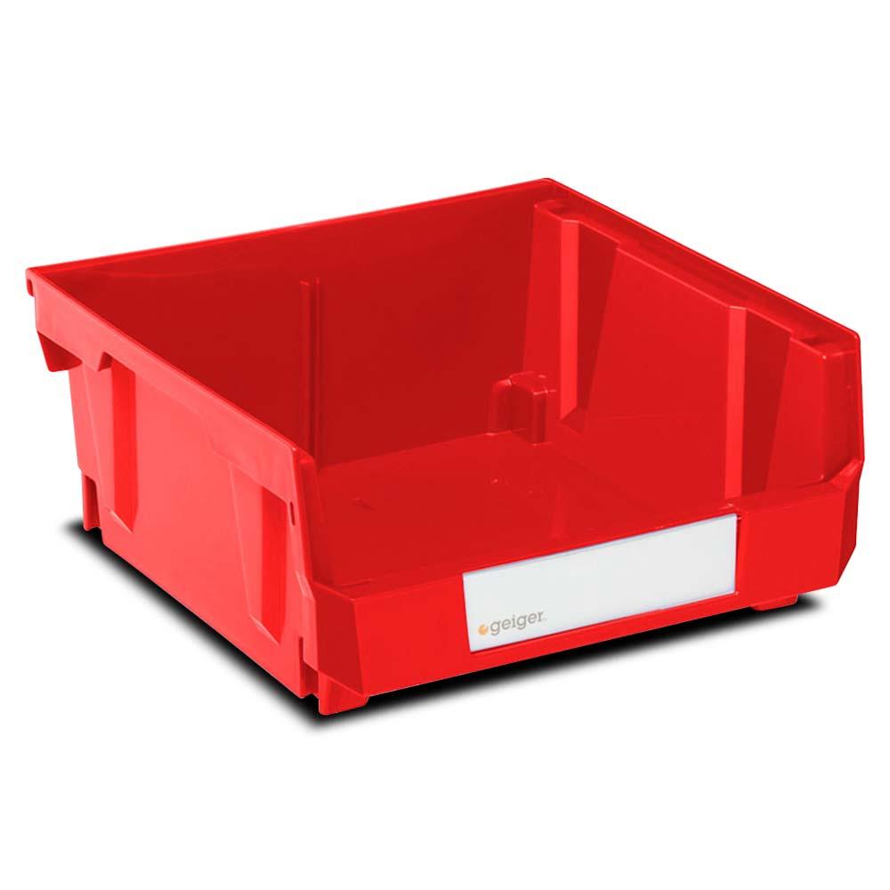 Geiger HB235R Medium HB Series Heavy Duty Duplex Storage Bin - Red – image 1