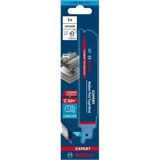 Bosch RBE-1ER S1155HHM (2.608.900.374) 225mm (9") 10TPI Expert Medium-Thick Tough Metal Blade to Suit Reciprocating Saws – image 14