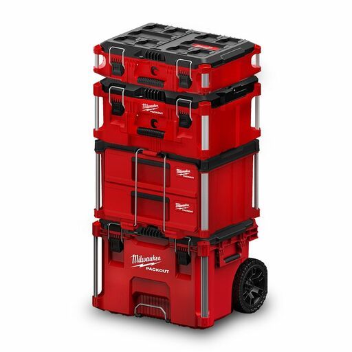 Milwaukee 48228442 + 48228427 + 48228425 + 48228424 PACKOUT 4pce Storage System