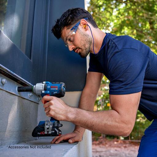 Bosch GDS 18V-450 HC (0.601.9K4.041) 18V 5.0Ah Li-ion Cordless Brushless 1/2" Mid Torque Impact Wrench Combo Kit – image 3
