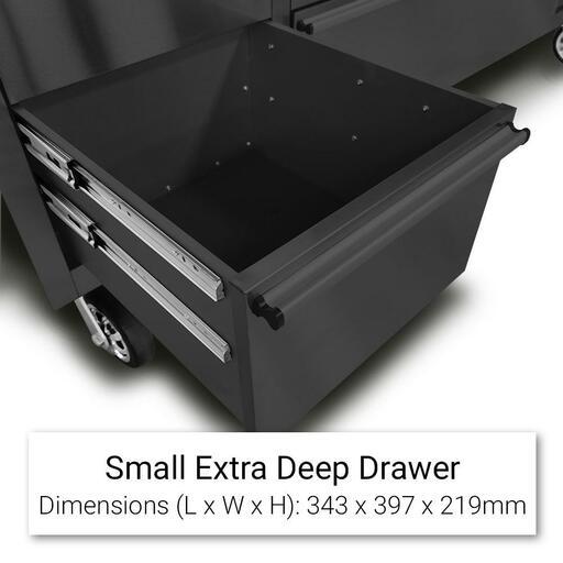 Daytona DTWBW72P 1828mm (72") Black Series 15 Drawer Trolley Work Bench with Peg Board – image 11