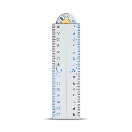 OX Tools OX-P507216 600mm Ox Pro Tuff Good Rule Folding Rule Angle Finder White – image 2
