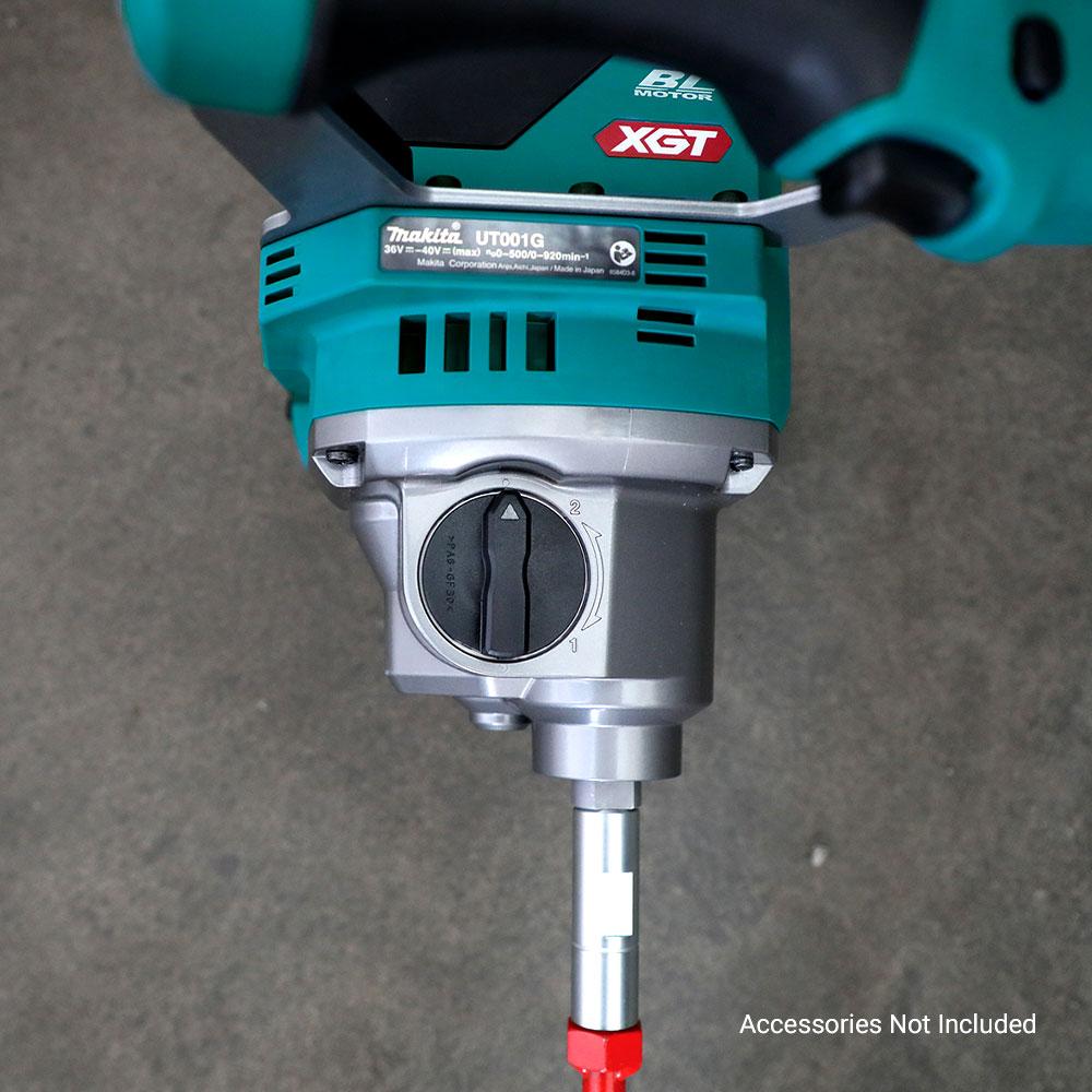 Makita UT001GM102 40V Max XGT 4.0Ah Liion Cordless Brushless Mixing Stirrer Drill Combo Kit