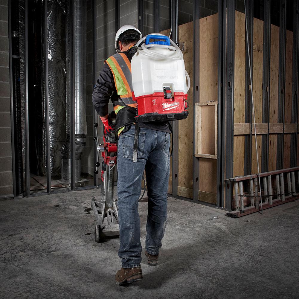 Milwaukee M18BPFPWSA0 18V Li-ion Cordless 15L SWITCH TANK BackpackWater Supply with Powered Base - Skin Only – image 7