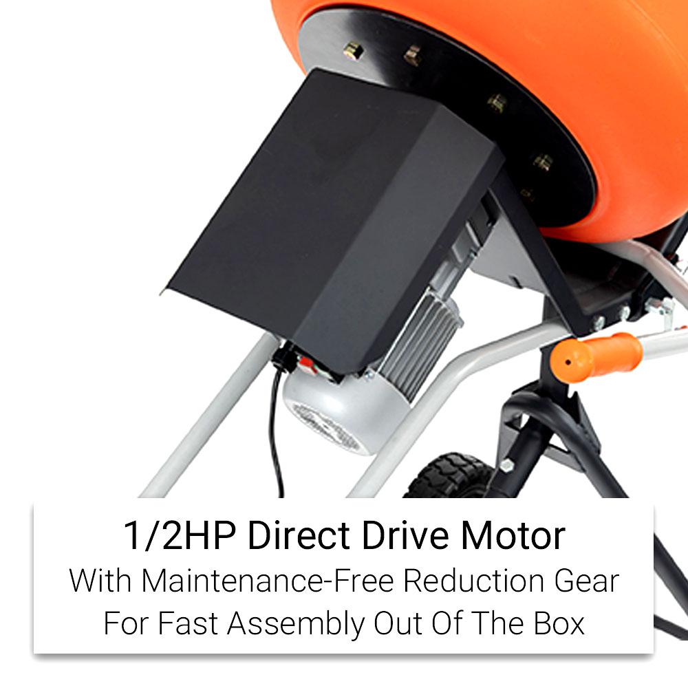 Westmix WCM65P 0.5HP (375W) 2.2CF Poly Drum Cement Mixer