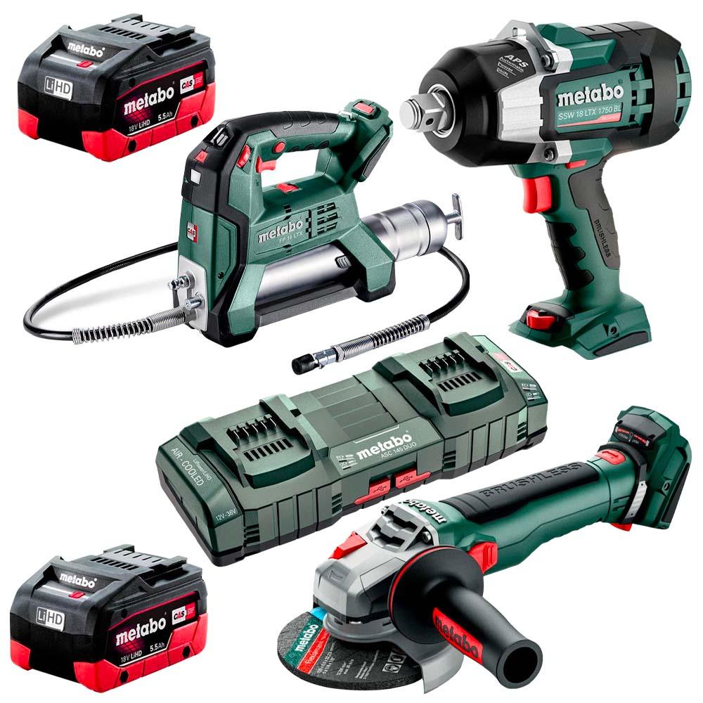 Metabo MET18MX3SB2HD5.5DN AU68300850 18V 5.5Ah Li ion Cordless