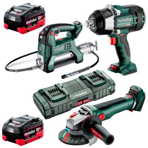Metabo MET18MX3SB2HD5.5DN (AU68300850) 18V 5.5Ah Li-ion Cordless Brushless 3pce Combo Kit – image 2