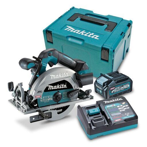 Makita HS012GM101 40V Max XGT 4.0Ah Li-ion Cordless Brushless 165mm (6-1/2") Circular Saw Combo Kit
