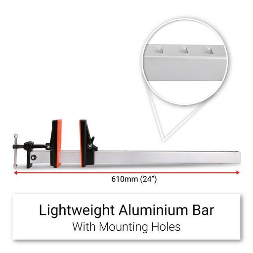 Iron Grip I24CLA 610mm (24") Industrial T Bar Sash Clamp – image 2